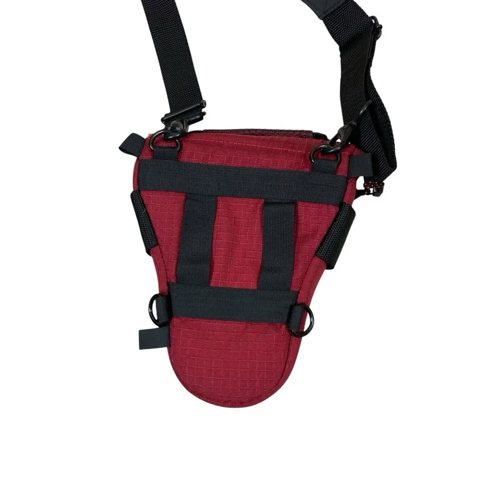 Tamrac Red‎ Padded Camera Bag DSLR Mirrorless Lens Travel Carry Case Vintage 8x7